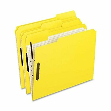 INKINJECTION Esselte Corporation  Folders With Embossed Fasteners - Yellow IN2828501